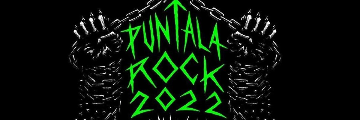 Puntala-rockin logossa on pääkallo ja kettinkiä.